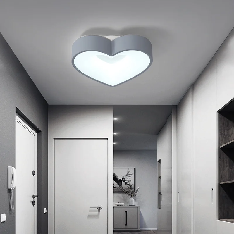 Gray Heart Shape LED Ceiling Light - Image 3
