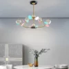Colorful Gypsophila Bubble Glass Chandelier - Thumbnail Image 4