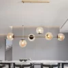 Scandinavian Design Glass Ball Chandelier - Thumbnail Image 4