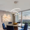 Modern Style Ring Design LED Chandelier - Thumbnail Image 4
