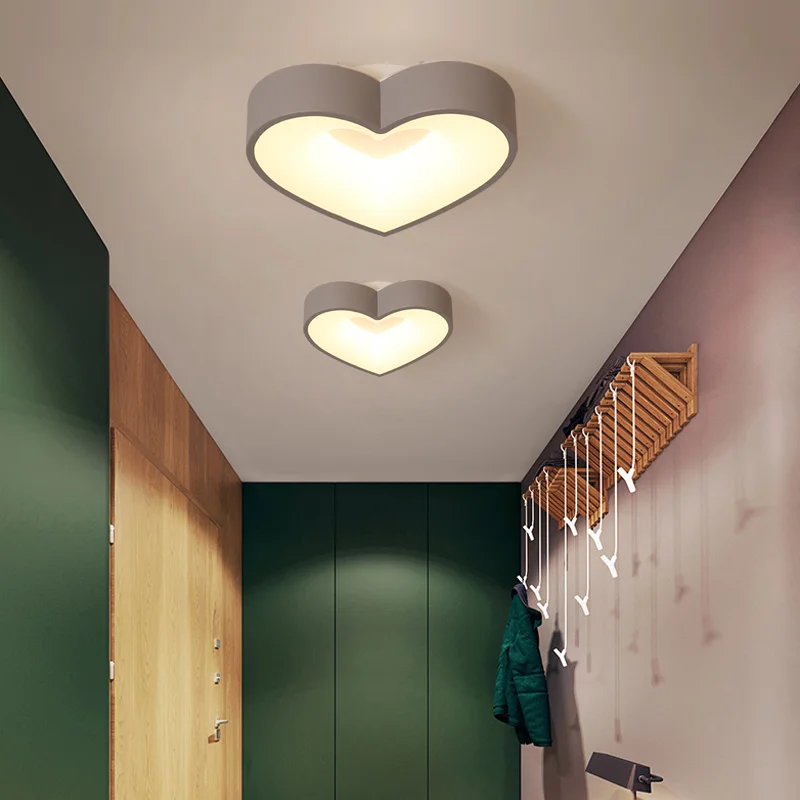 Gray Heart Shape LED Ceiling Light - Image 4