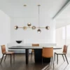 Rustic Glass Art Kitchen Island Chandelier - Thumbnail Image 2