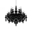White Black Bubble Design Chandelier - Thumbnail Image 6