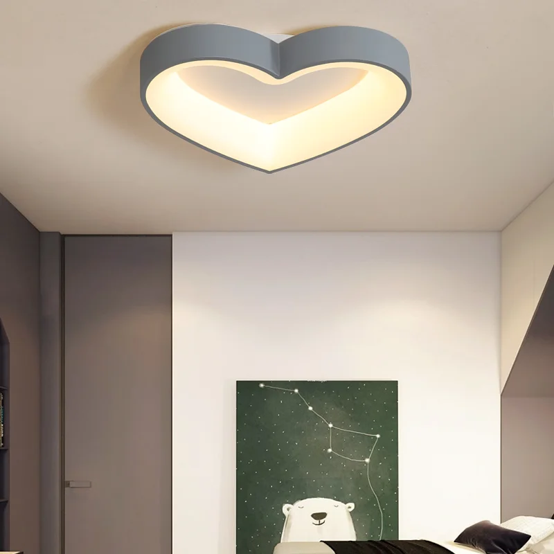 Gray Heart Shape LED Ceiling Light - Image 5