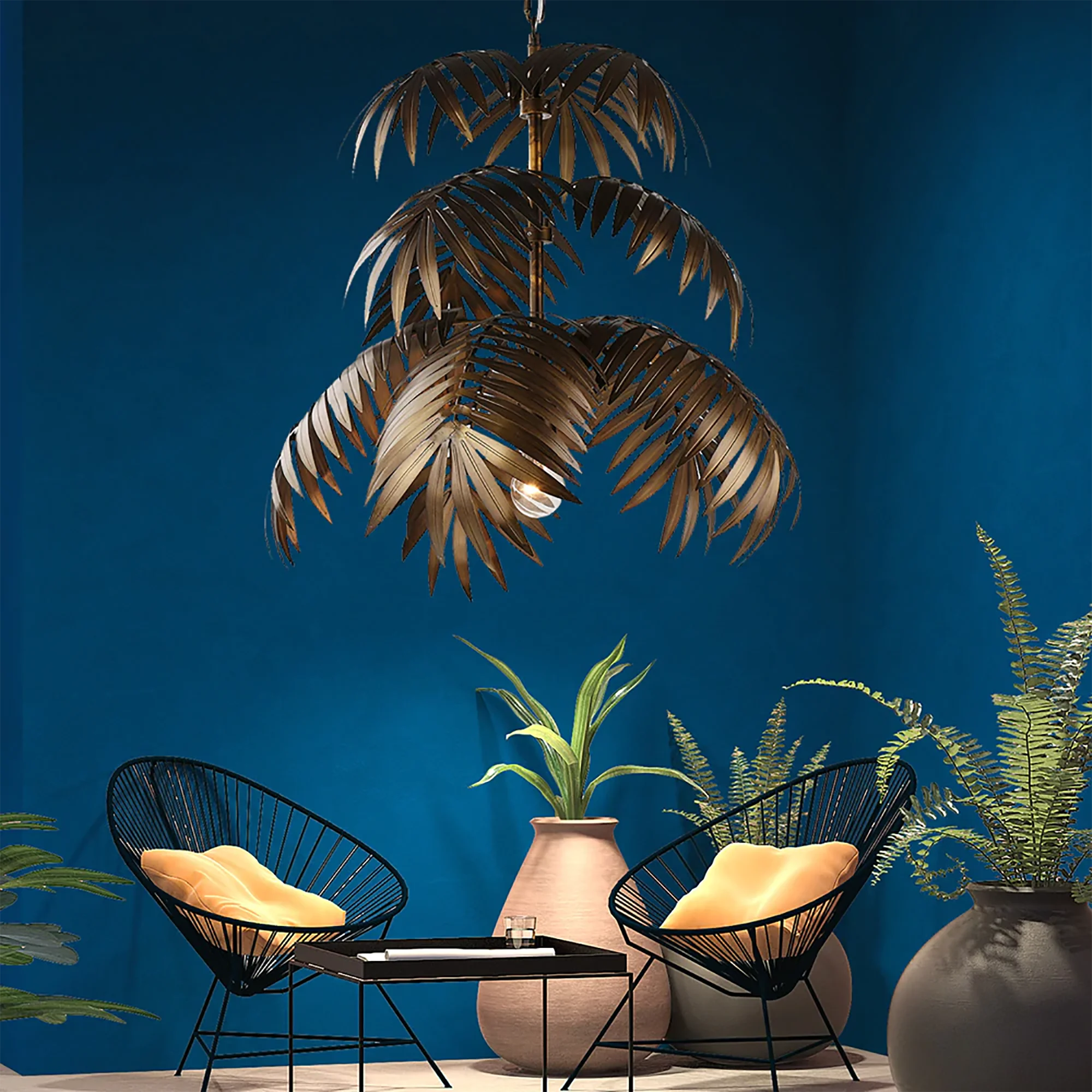 Palm Tree Hanging Lamp - Image 5