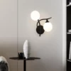 Modern Style Gold Black Wall Lamp - Thumbnail Image 8