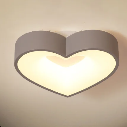 Gray Heart Shape LED Ceiling Light - Image 6