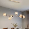 Scandinavian Design Glass Ball Chandelier - Thumbnail Image 5