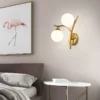 Modern Style Gold Black Wall Lamp - Thumbnail Image 10