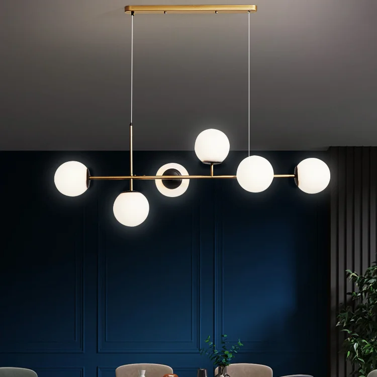Scandinavian Design Glass Ball Chandelier - Image 6