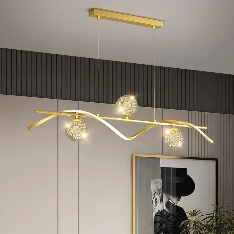 Glass Ball LED Combine Chandelier - Image 12