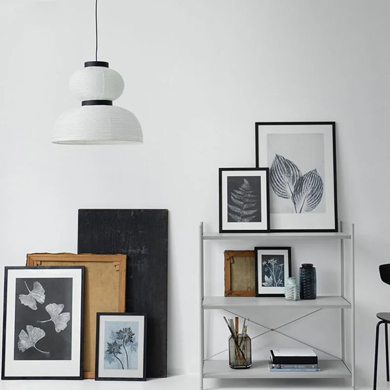 Danish Design Rice Paper Pendant Light - Image 8