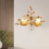 Bird's Nest Glass Egg Design Wall Lamp - Thumbnail Image 9