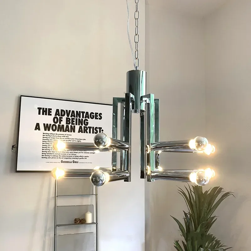 Modern Design Chrome Hanging Light - Image 3