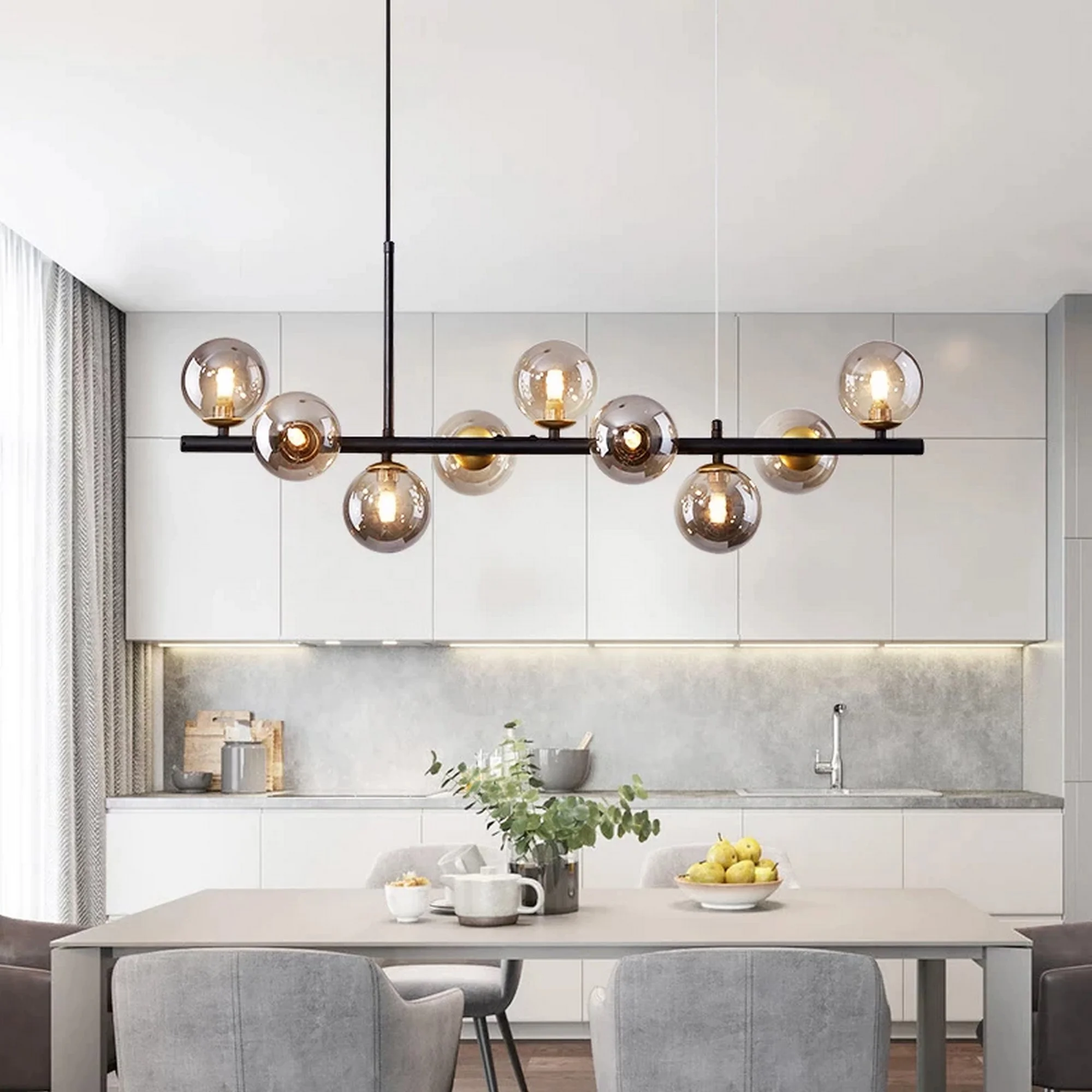 Spherical Design Kitchen Island Chandelier - Image 3