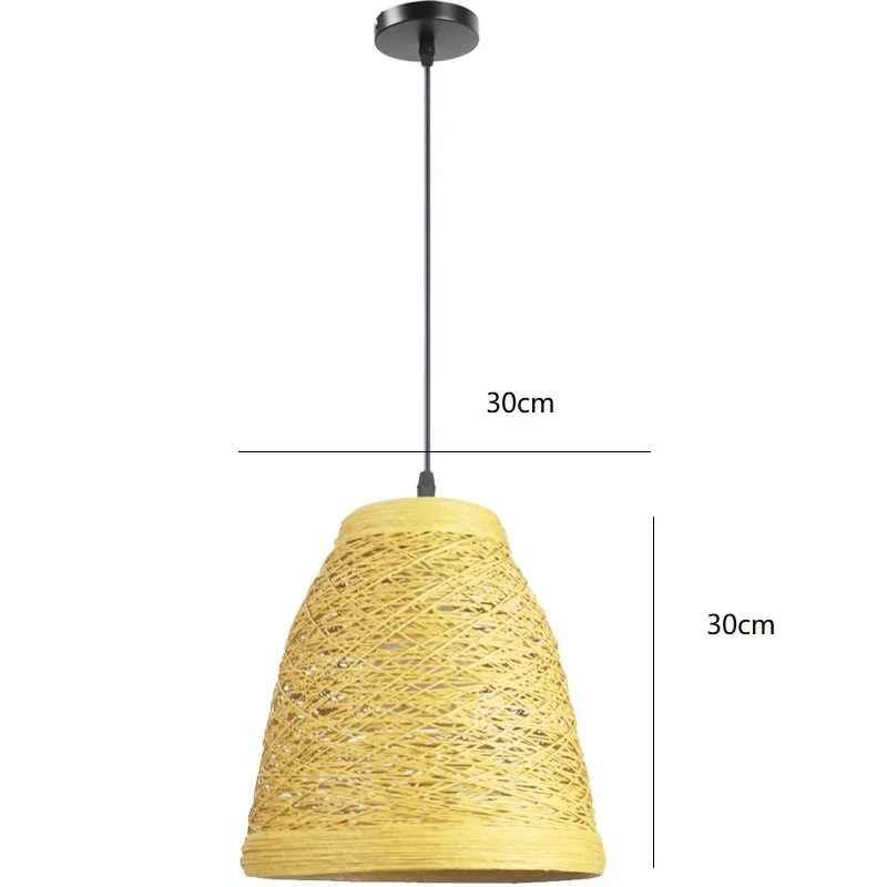 Bamboo Lantern Design Pendant Lamp - Image 4