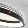 Simple Black White LED Ceiling Light - Thumbnail Image 7
