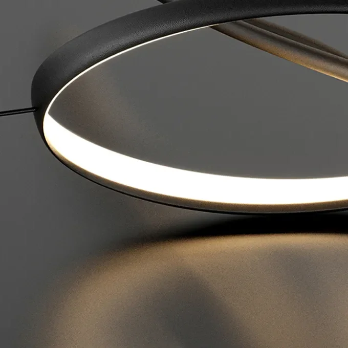 Dining LED Spiral Chandelier - Image 5