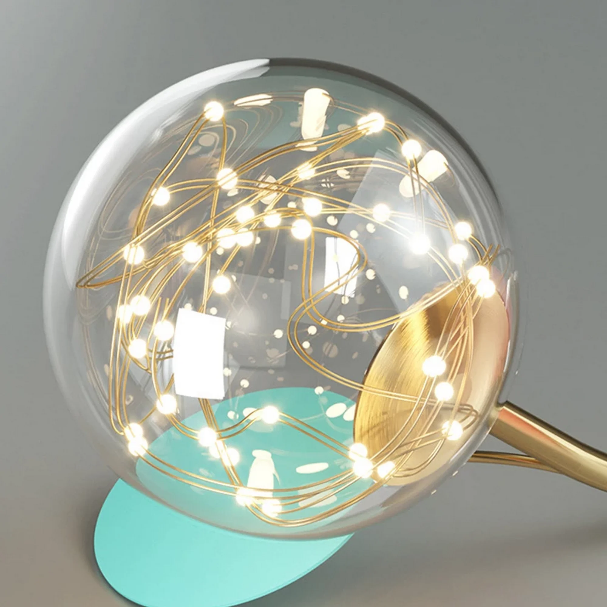 Colorful Gypsophila Bubble Glass Chandelier - Image 8