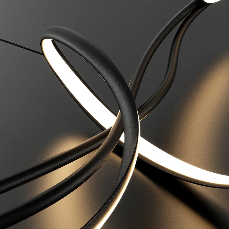 Dining LED Spiral Chandelier - Image 6