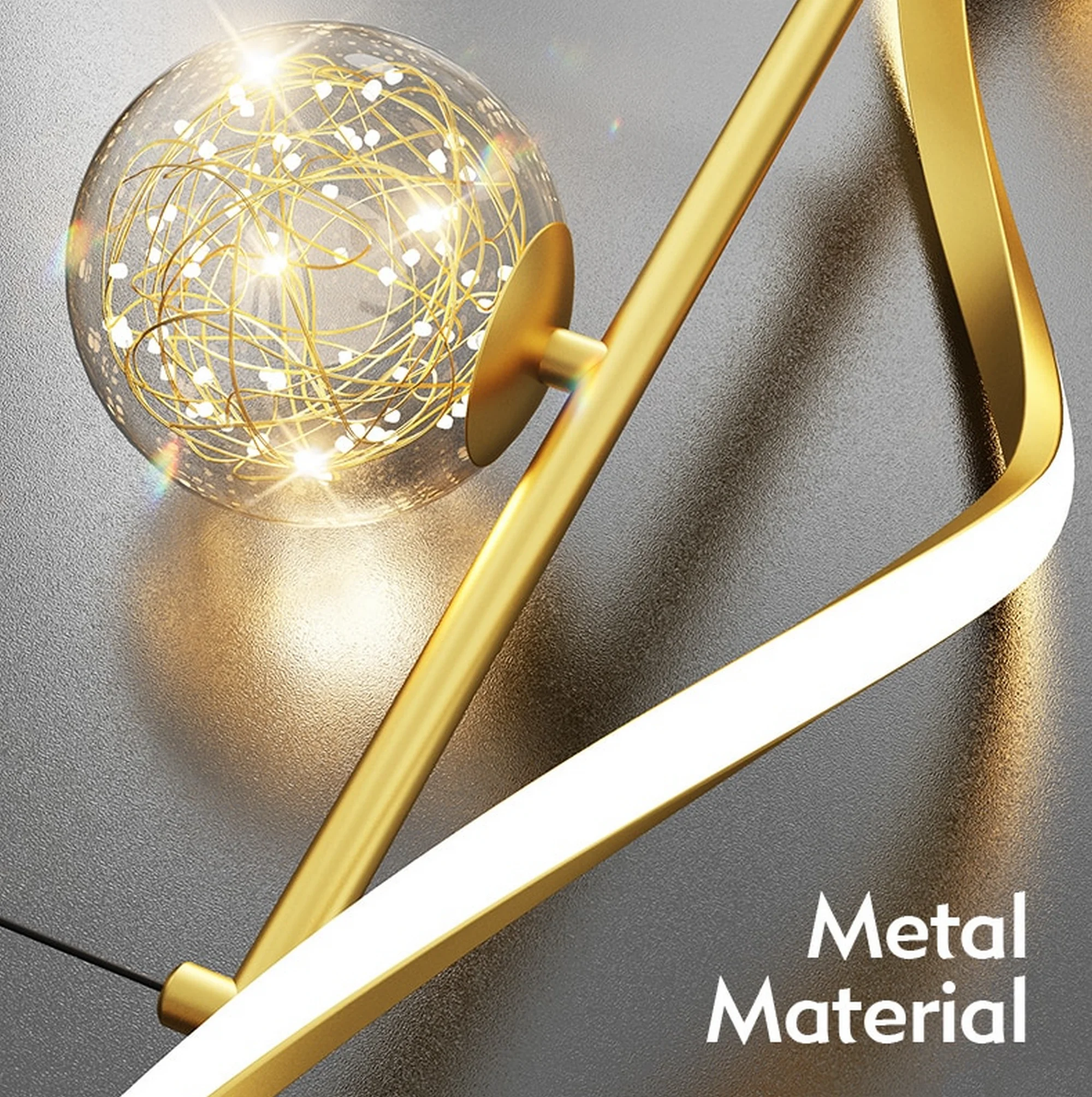 Glass Ball LED Combine Chandelier - Image 17