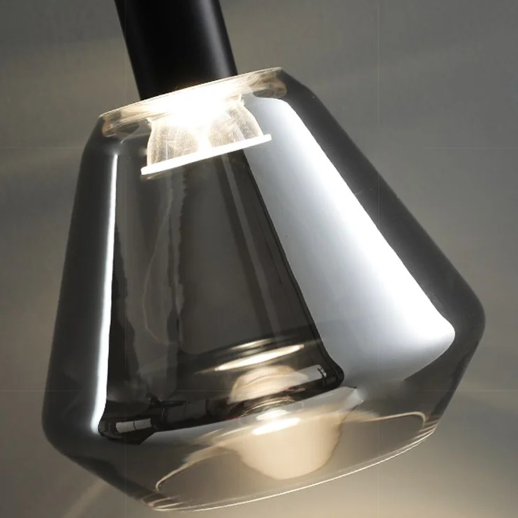 Modern Design Glass LED Pendant Light - Image 9