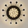 Modern Crystal Design LED Ceiling Light - Thumbnail Image 10