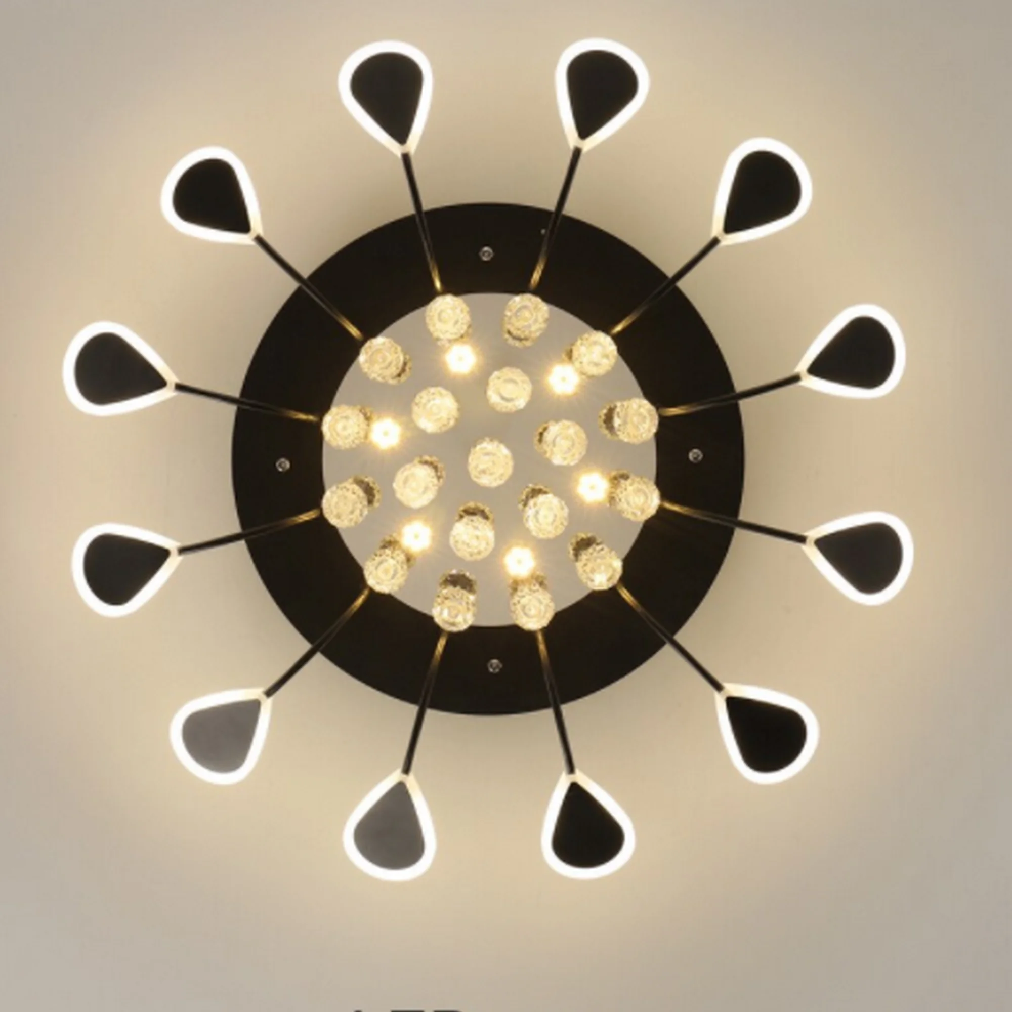 Modern Crystal Design LED Ceiling Light - Image 10