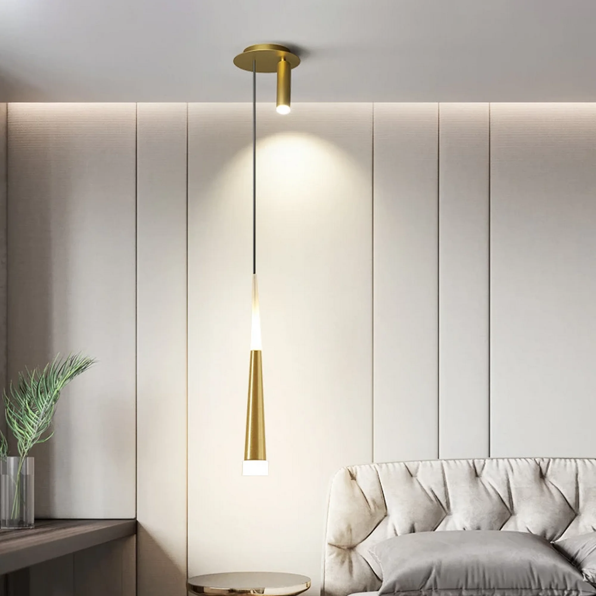 Long Bar With Spotlight LED Pendant Light - Image 3
