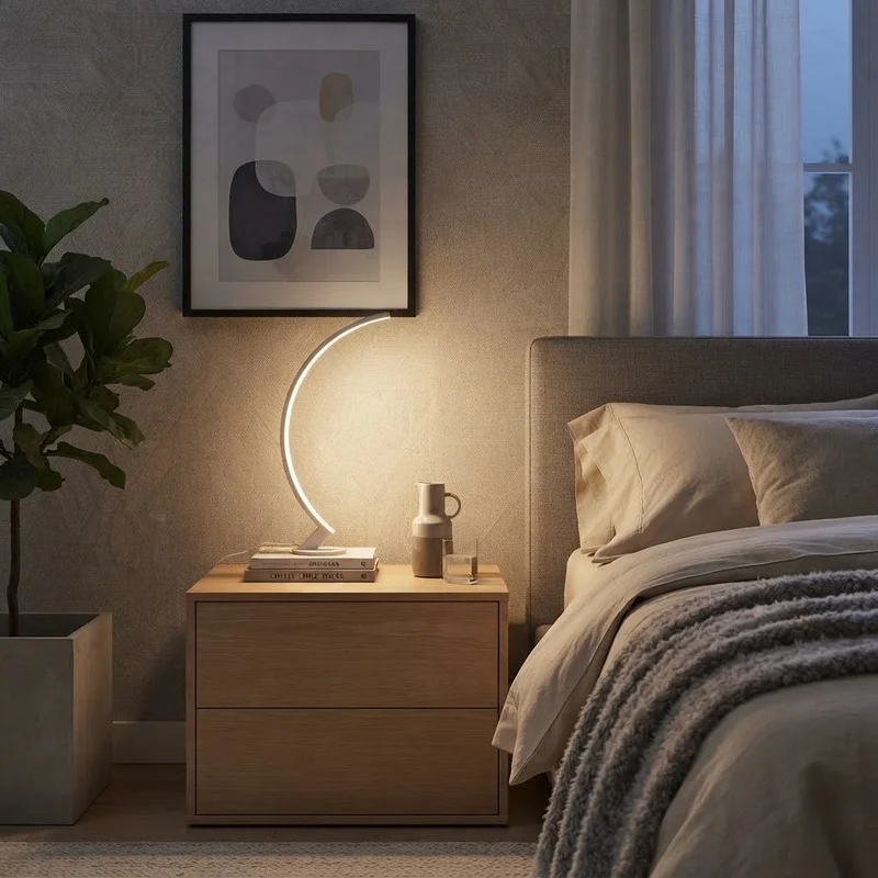 Arched Table & Floor Lamp - Image 3