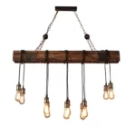 American Retro Wooden Chandelier - Thumbnail Image 8