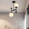 Minimalist Frosted Glass Chandelier - Thumbnail Image 10