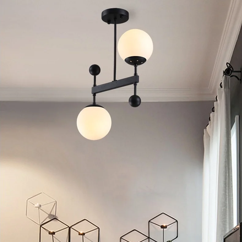 Minimalist Frosted Glass Chandelier - Image 10