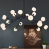 Artistic Black G4 Branch Chandelier - Thumbnail Image 2