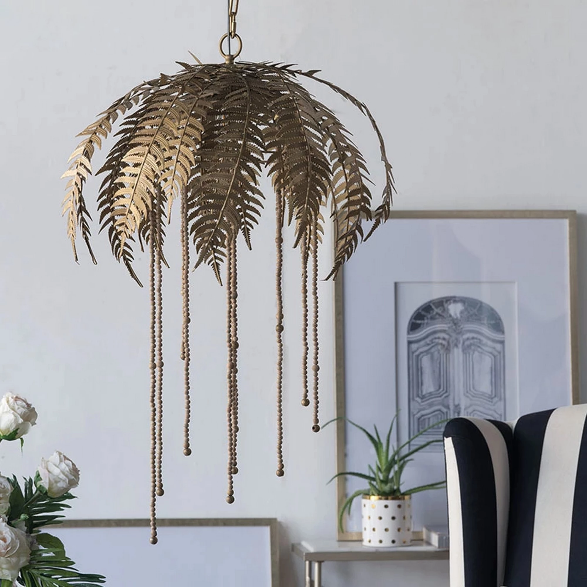 Vintage Round Industrial Art Pendant Light - Image 3