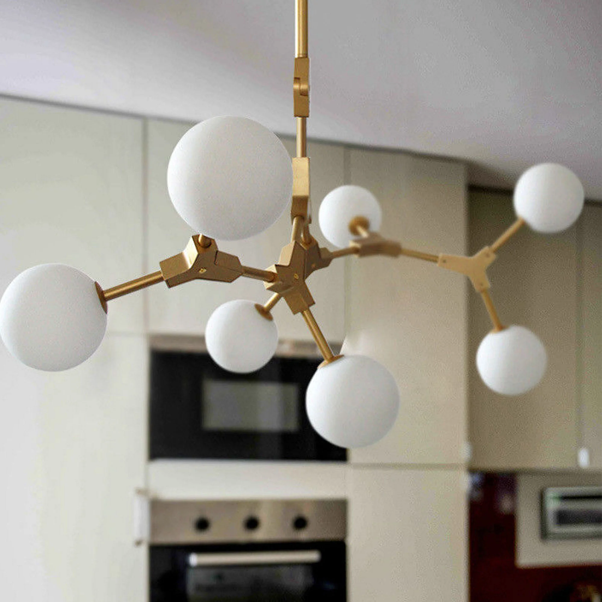 Molecular Bubble Design Chandelier