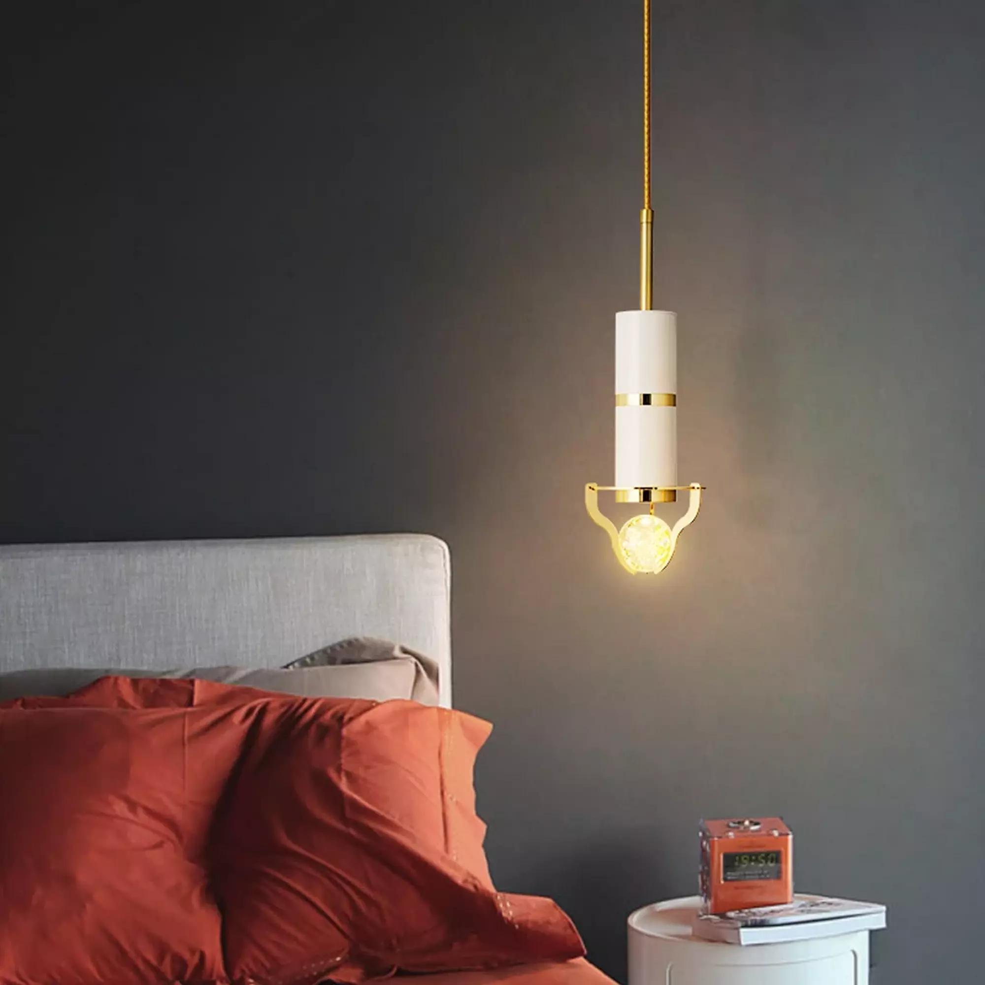 Crystal Bubble Glass Elegant Pendant Light - Image 4