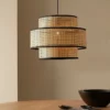 Japanese Style Rattan Woven Pendant Light - Thumbnail Image 5