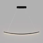 Black Aluminum LED Dining Chandelier - Thumbnail Image 6