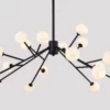 Artistic Black G4 Branch Chandelier - Thumbnail Image 4