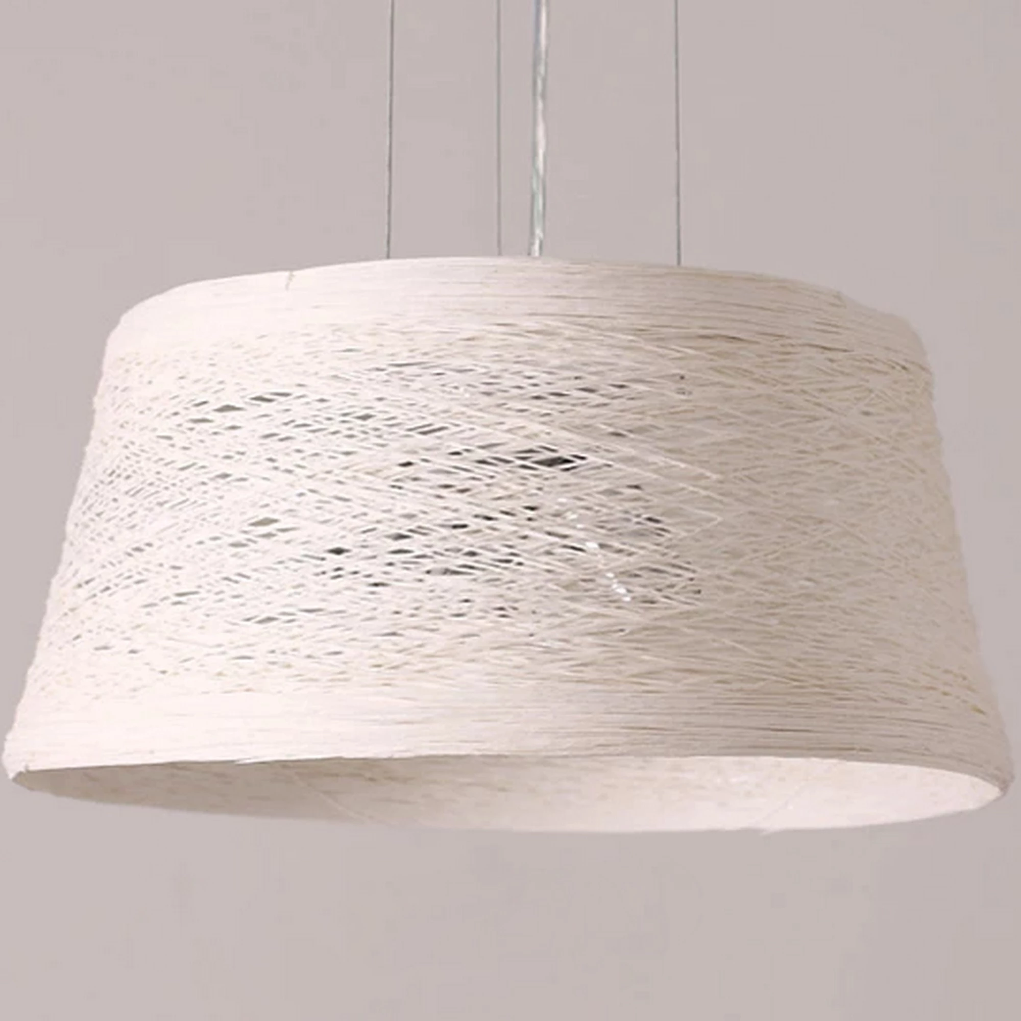 Simple Rattan Wooden Pendant Light - Image 9