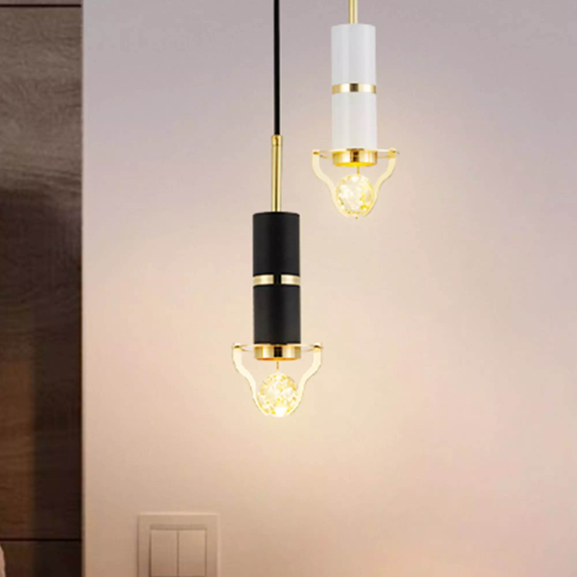 Crystal Bubble Glass Elegant Pendant Light - Image 6