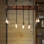 American Retro Wooden Chandelier - Thumbnail Image 6