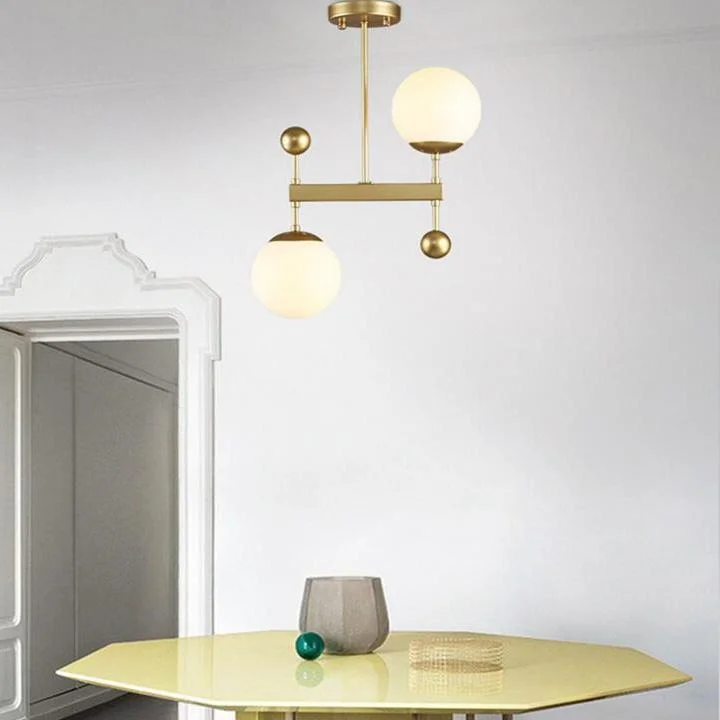 Minimalist Frosted Glass Chandelier - Image 12