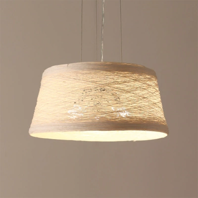 Simple Rattan Wooden Pendant Light - Image 11