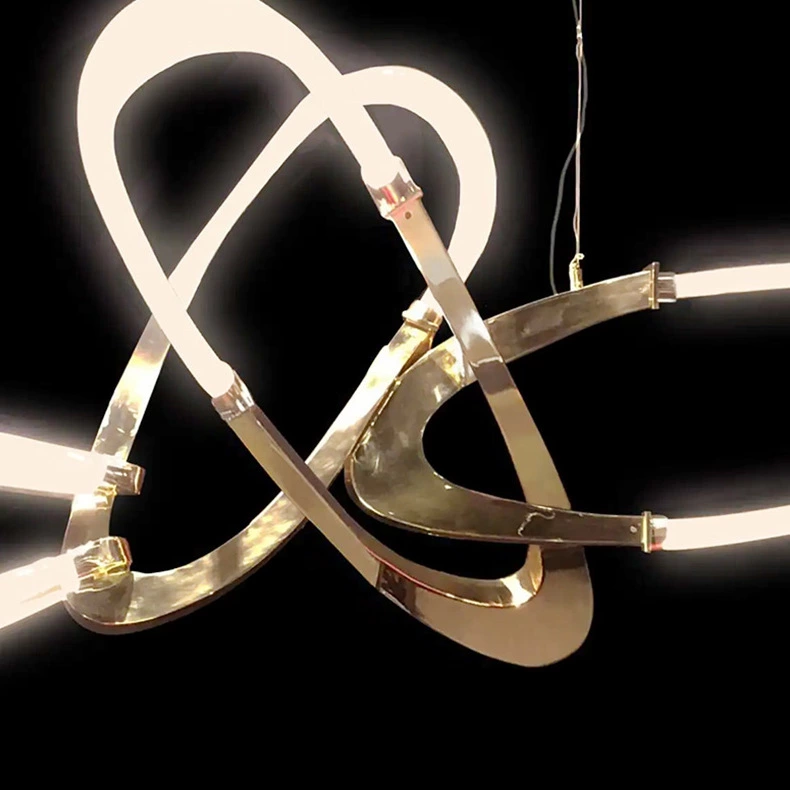 Luxury Spiral Style LED Chandelier - Image 3
