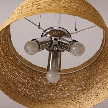 Simple Rattan Wooden Pendant Light - Image 15