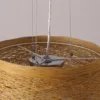 Simple Rattan Wooden Pendant Light - Thumbnail Image 16