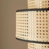 Japanese Style Rattan Woven Pendant Light - Thumbnail Image 8