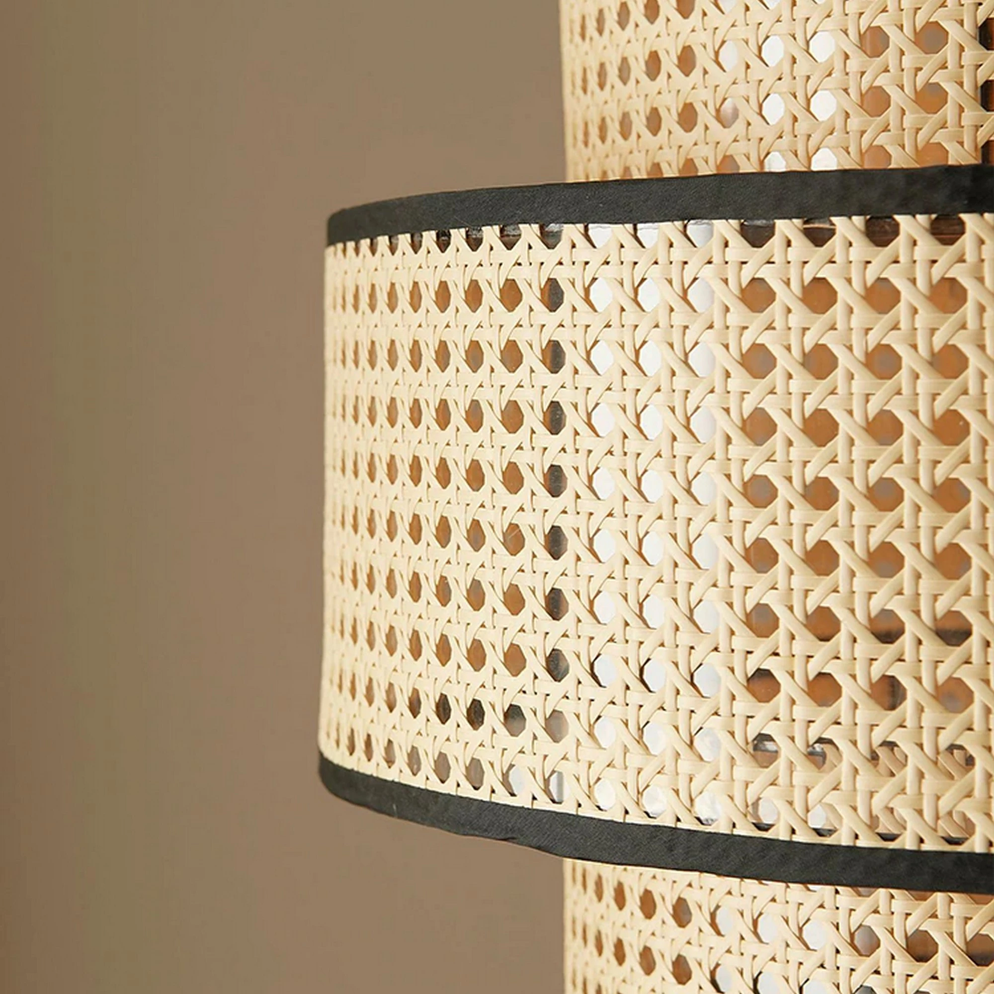 Japanese Style Rattan Woven Pendant Light - Image 8